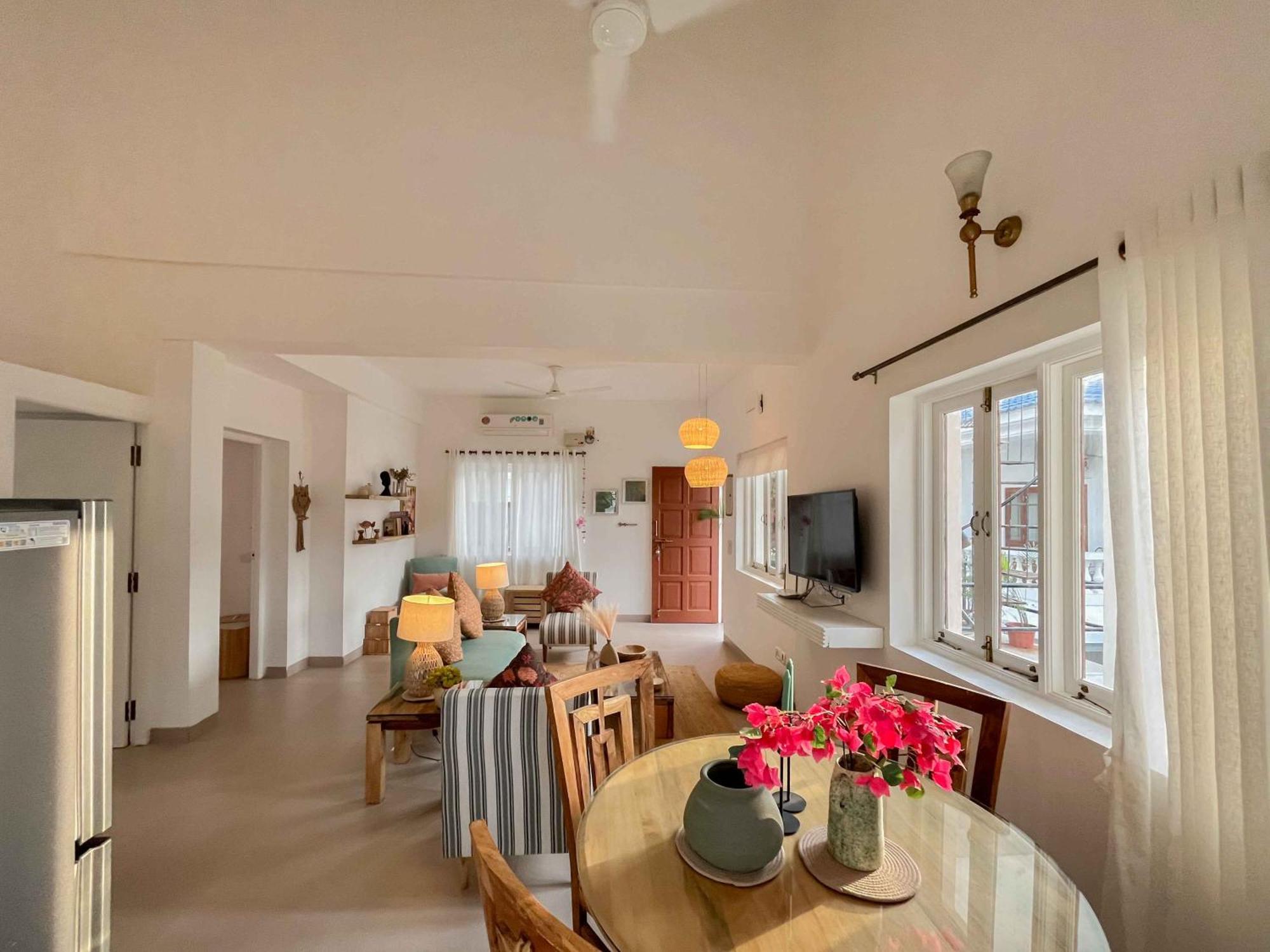 Rainforest - Casa Azure 5 Min Walk To The Beach Calangute Rom bilde