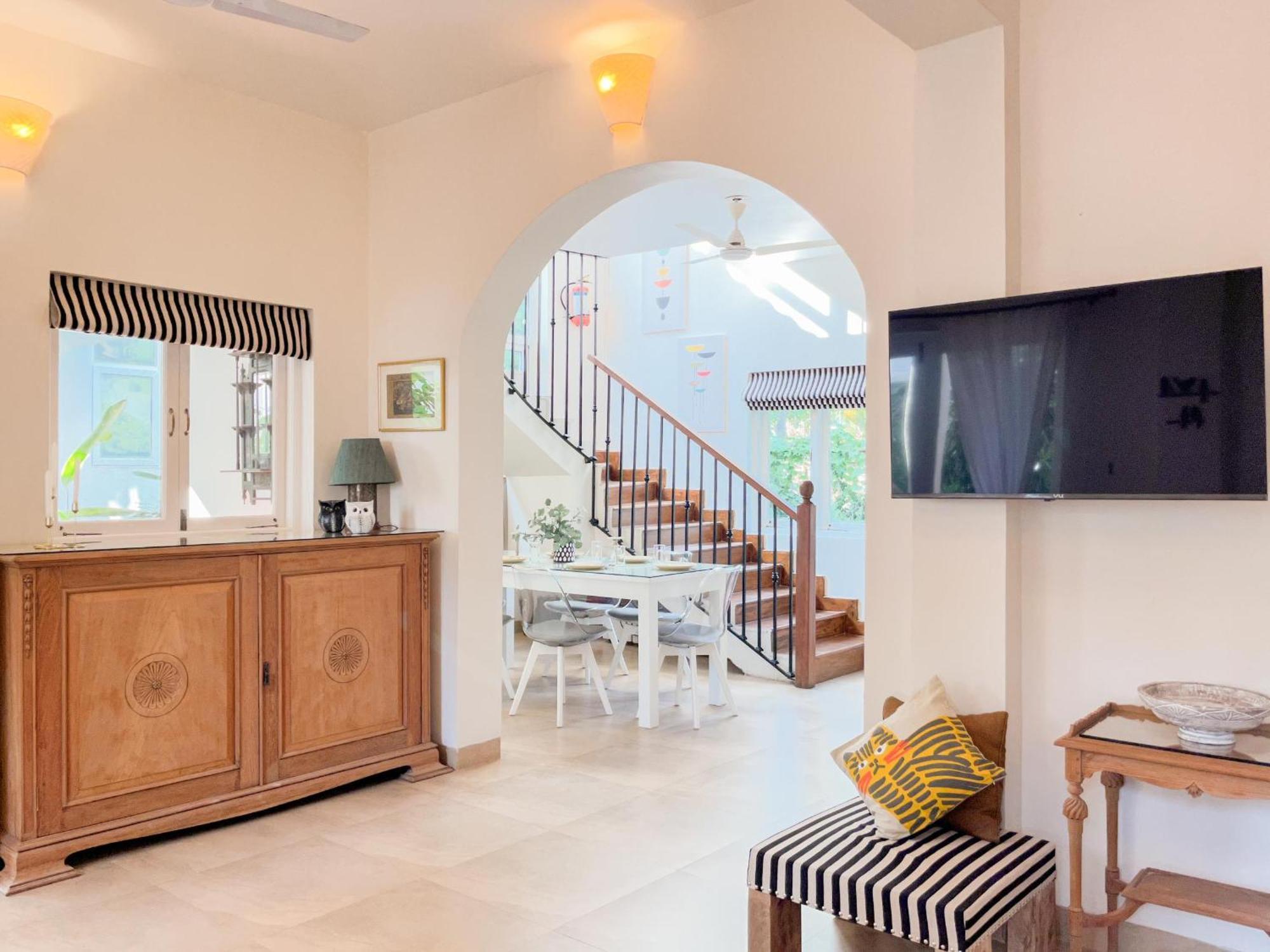 Rainforest - Casa Azure 5 Min Walk To The Beach Calangute Rom bilde